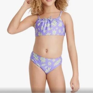 Art Class - Girls Bikini - Purple/Floral - Small